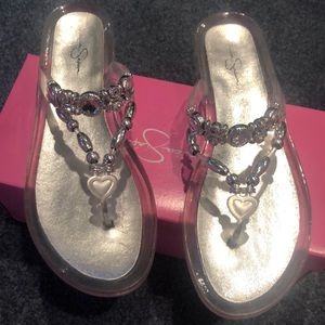 🍍Jessica Simpson Girls Irina Clear sandal